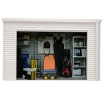 Spanbilt Smartlocker Lockaway 1100 Colorbond 3.655m x 1.10m x 2.34m Large Garden Sheds